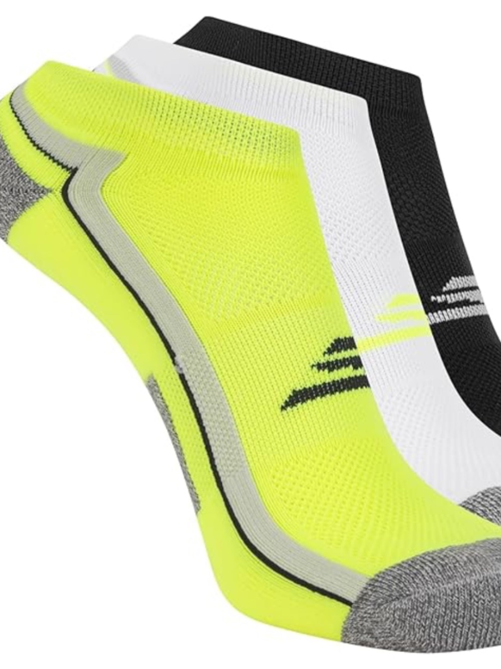 Skechers Men's 3qty 3-pack Low Cut Socks, Odor Control & Mesh Ventilation 10-13